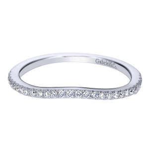 Gabriel 14 Karat Contemporary Wedding Band WB7798W44JJ