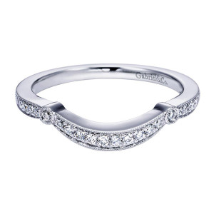 Gabriel 14 Karat Victorian Wedding Band WB6530W44JJ