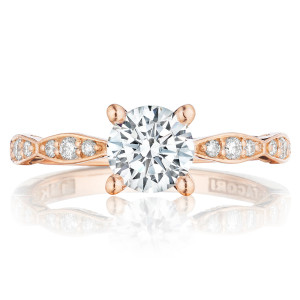 Tacori 46-2RD6PK 18 Karat Pretty In Pink Engagement Ring