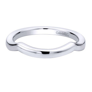 Gabriel 14 Karat Contemporary Wedding Band WB9603W4JJJ