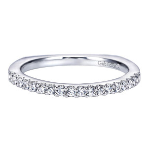 Gabriel 14 Karat Contemporary Wedding Band WB6410W44JJ