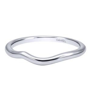 Gabriel 14 Karat Contemporary Wedding Band WB10939W4JJJ