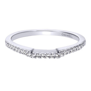 Gabriel 14 Karat Contemporary Wedding Band WB5427W44JJ