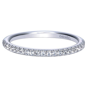 Gabriel 14 Karat Contemporary Wedding Band WB8511W44JJ