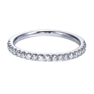 Gabriel 14 Karat Contemporary Wedding Band WB6703W44JJ