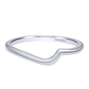 Gabriel 14 Karat Contemporary Wedding Band WB10759W4JJJ