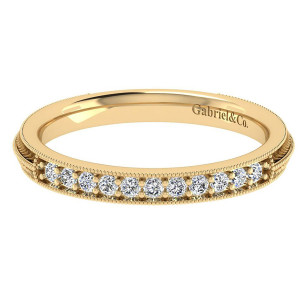 Gabriel 14 Karat Victorian Wedding Band WB6707Y44JJ