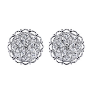 Gabriel Fashion Silver Mediterranean Stud Earrings EG11780SVJWS