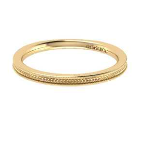 Gabriel 14 Karat Victorian Wedding Band WB7222Y4JJJ