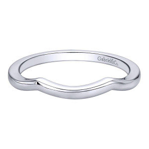Gabriel 14 Karat Contemporary Wedding Band WB9601W4JJJ