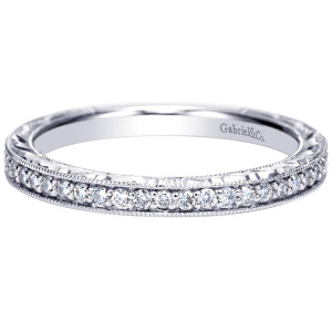 Gabriel 14 Karat Victorian Wedding Band WB8629W44JJ