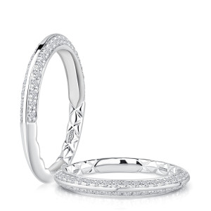 A.JAFFE 14 Karat Classic Diamond Wedding Ring MRCRD3738Q