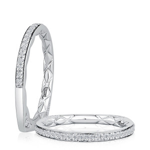 A.JAFFE 14 Karat Signature Diamond Wedding Ring MRSNRD3604Q