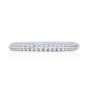 A.JAFFE 14 Karat Classic Diamond Wedding Ring WR1039