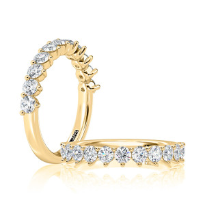 A.JAFFE 14 Karat Classic Diamond Wedding Ring WRC1472H