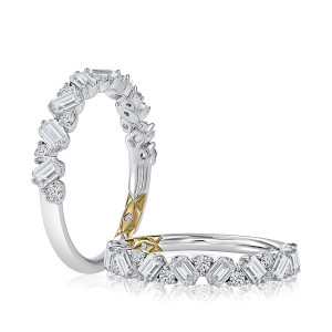 A.JAFFE 18 Karat Classic Diamond Wedding Ring WRC3425L