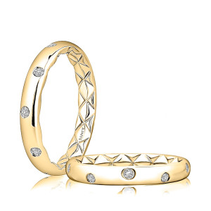 A.JAFFE 14 Karat Classic Diamond Wedding Ring WRC4215QE