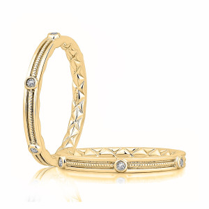 A.JAFFE 14 Karat Classic Diamond Wedding Ring WRC4446QE