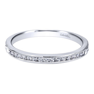 Gabriel 14 Karat Victorian Wedding Band WB10946W44JJ