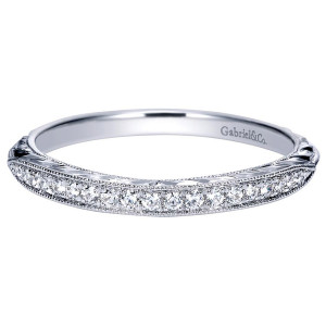 Gabriel 14 Karat Victorian Wedding Band WB9063W44JJ
