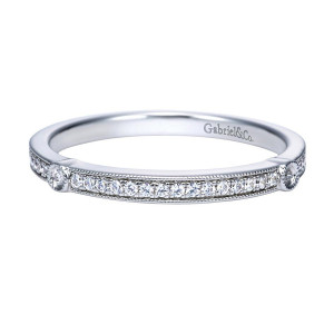 Gabriel 14 Karat Victorian Wedding Band WB7999W44JJ
