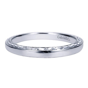 Gabriel 14 Karat Victorian Wedding Band WB8046W4JJJ