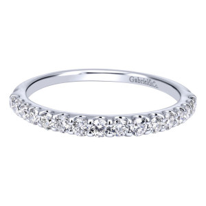 Gabriel 14 Karat Contemporary Wedding Band WB911906R0W44JJ