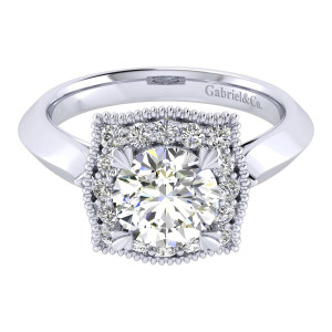 Gabriel 14 Karat Perfect Match Engagement Ring ER001C6AAW44JJ
