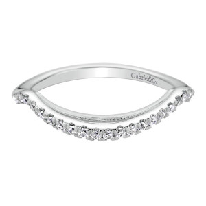 Gabriel 14 Karat Contemporary Wedding Band WB9280W44JJ