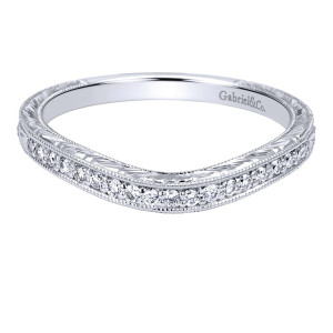 Gabriel 14 Karat Victorian Wedding Band WB11599R4W44JJ