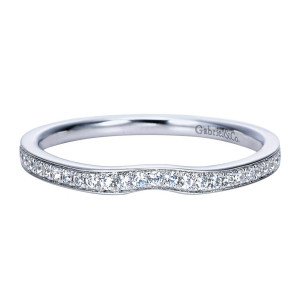 Gabriel 14 Karat Contemporary Wedding Band WB8000W44JJ