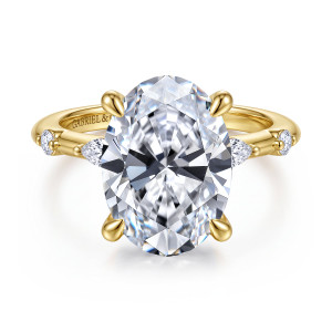 Gabriel 14 Karat Yellow Gold Diamond Engagement Ring ER16666O20Y44JJ