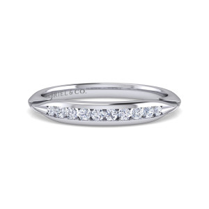 Gabriel 14 Karat White Gold Matching Wedding Band WB11749R3VW44JJ