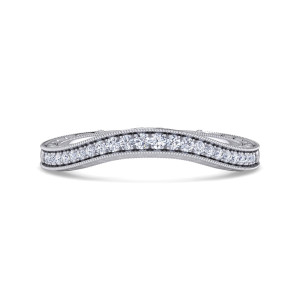 Gabriel 14 Karat White Gold Matching Wedding Band WB12579R3W44JJ