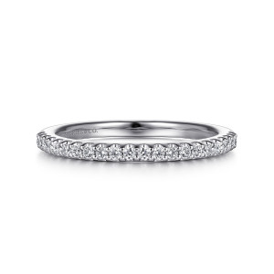 Gabriel 14 Karat White Gold Matching Wedding Band WB14918M12W44JJ