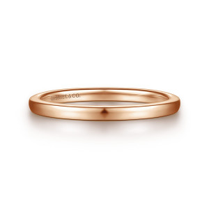 Gabriel 14 Karat Rose Gold Matching Wedding Band WB15702R4K4JJJ
