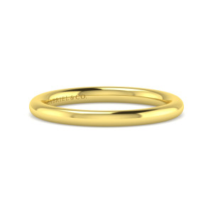 Gabriel 14 Karat Yellow Gold Matching Wedding Band WB16132R8Y4JJJ