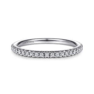 Gabriel 14 Karat White Gold Matching Wedding Band WB914555R0W44JJ