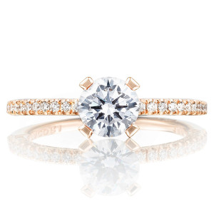 Tacori HT254515RD6PK 18 Karat Pretty In Pink Engagement Ring