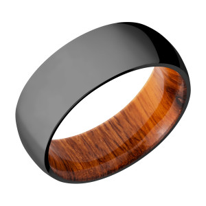 Lashbrook HWSLEEVEZ8D Zirconium Wedding Ring or Band