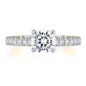 A.JAFFE 14 Karat Classic Engagement Ring MECRD2349Q