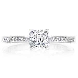 Tacori P102PR5FW 14 Karat Coastal Crescent Engagement Ring