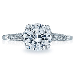 Tacori Platinum Simply Tacori Engagement Ring 2603RD75