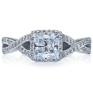 Tacori 2627PRMD 18 Karat Dantela Engagement Ring