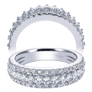 Taryn 14 Karat White Gold Straight Wedding Band TW4081W44JJ