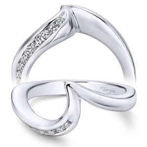 Taryn 14 Karat White Gold Curved Wedding Band TW4309W44JJ
