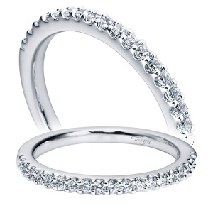 Taryn 14 Karat White Gold Straight Wedding Band TW5826W44JJ