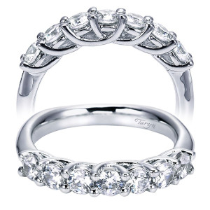 Taryn 14 Karat White Gold Straight Wedding Band TW6176W44JJ