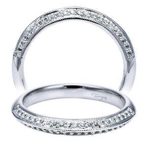 Taryn 14 Karat White Gold Matching Straight Wedding Band TW6526W44JJ