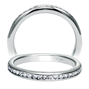 Taryn 14 Karat White Gold Straight Wedding Band TW6640W44JJ
